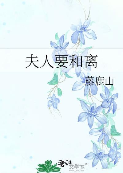 夫人要和离txt